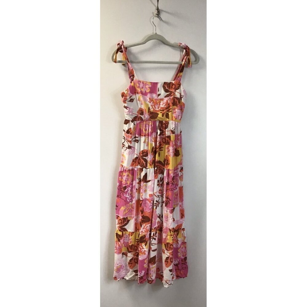 Japna Woman’s Colorful Hippie/Boho Pull Over Maxi Dress Size Medium 🤍